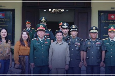 ពិធីប្រគល់-ទទួល អដ្ឋិធាតុកងទ័ពស្ម័គ្រចិត្តនិងជំនាញការវៀតណាម ជំហានទី២២ រដូវប្រាំងឆ្នាំ២០២២-២០២៣ នៅតំបន់ប្រតិបត្តិការសឹករងកណ្ដាល