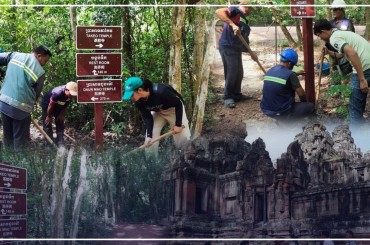 អាជ្ញាធរជាតិអប្សរា រៀបចំទិសដៅទស្សនាសម្រាប់ភ្ញៀវទេសចរនៅប្រាសាទតាកែវ