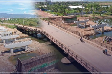 គម្រោងស្ដារ និងលើកកម្រិតគុណភាពផ្លូវជាតិលេខ៣៣ សម្រេចបានជាង៣៣%ហើយ ខណៈដែលស្ពានក្បាលរមាស កំពុងអនុត្តការសាងសង់ថ្មី