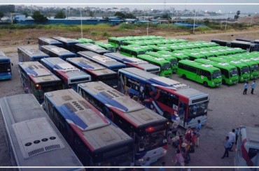អំឡុងពេលបោះឆ្នោតរថយន្តក្រុង៣៥០គ្រឿង និងចំណត១០ទីតាំងត្រូវបានរៀបចំដឹកកម្មករ និងពលរដ្ឋ