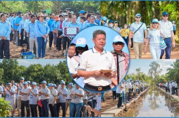ប្រតិភូក្លិបឆ្នេរជាង 20 ប្រទេសរួមគ្នាដាំដើមកោងកាង3000 ដើមនៅខេត្តព្រះសីហនុ