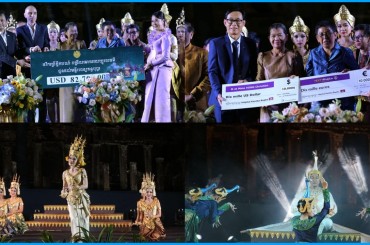 ថវិកាចំនួន ៨២,៧០៣ ដុល្លារអាមេរិក នៃការសម្ដែងសិល្បៈទស្សនីយភាព ក្នុងព្រឹត្តិការណ៍រាត្រីសមោសរសប្បុរសធម៌ ត្រូវបានប្រគល់ជូនមន្ទីរពេទ្យគន្ធបុប្ផា