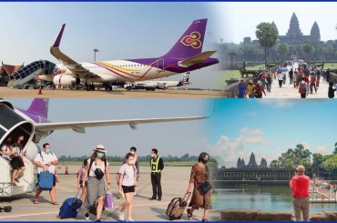 ជើងហោះហើរពីបរទេសចូលខេត្តសៀមរាបមាន១៥_១៦ជើងក្នុង១ថ្ងៃមានភ្ញៀវអន្តរជាតិខ្ទង់ពាន់នាក់