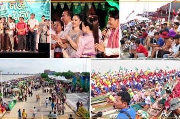 ពិធីអុំទូកនៅខេត្តស្វាយរៀង រយៈពេល២ថ្ងៃ មានប្រជាពលរដ្ឋដើរលេងកម្សាន្តជាង៤០ម៉ឺននាក់