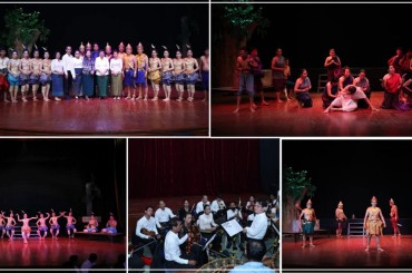 លោកជំទាវ បណ្ឌិតសភាចារ្យ ភឿង សកុណា អញ្ជើញជួបសំណេះសំណាល ជាមួយសិល្បករ សិល្បការិនី និងពិនិត្យការសម្ដែងសាកល្បង នៃទស្សនីយភាពល្ខោនចម្រុះ ដើម្បីសម្តែងក្នុងមហោស្រពវប្បធម៌អាស៊ានក្នុងស្មារតីសាមគ្គី ដើម្បីសន្តិភាព