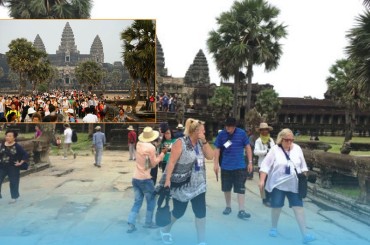ចំនួនភ្ញៀវទេសចរបរទេសមកទស្សនាប្រាសាទអង្គរវត្ត កើនឡើង ២០ដង ក្នុងរយៈពេល៩ខែដំបូង